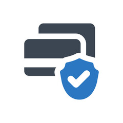 Poster - Secure transaction icon