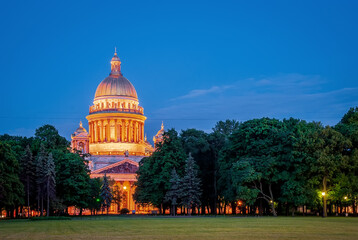 Wall Mural - Saint Petersburg. Russia. Saint Isaac's Cathedral. Architecture of Russia. St. Isaac's Square. Architecture of Petersburg.