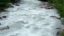 Mountain River In Slow Motion