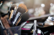 Different professional tool brushes for make up