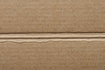 Wall Mural - Bend on brown paper background