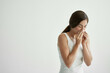© SHOTPRIME STUDIO - woman cold handkerchief runny nose health problems