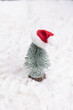 © gitusik - Christmas little trees and wool background