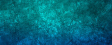 Dark Wall Texture Turquoise Color, Concrete Structure Closeup