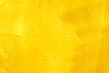 Abstract Yellow Texture Of Brushed Steel Background
