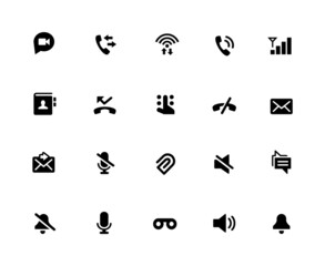 Wall Mural - web and mobile icon set 1 - 32px solid