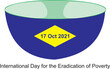 International day for eradication of poverty is 17 October.