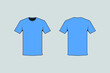 carolina blue t shirt design template