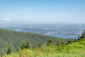 Summer view of Vancouver in Canada