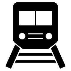 Poster - A unique design icon of tram