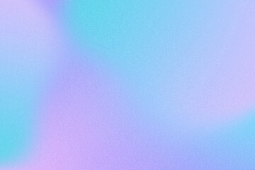 Poster - Abstract pastel holographic blurred grainy gradient background texture. Colorful digital grain soft noise effect pattern. Lo-fi multicolor vintage retro design.