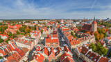 Fototapeta Miasto - Olsztyn-miasto na Warmii w północno-wschodniej Polsce	