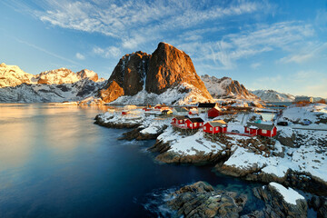 Wall Mural - landscape of norway lofotens - hamnoy