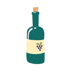 Poster - wine bottle drink