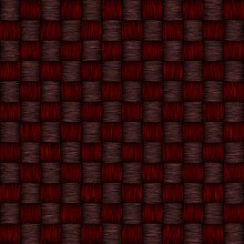 Fabric Texture, Seamless Texture, Red Checkerboard Pattern