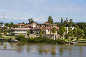 Poster - Anaklia resort, hotels and buildings, water and sun