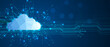 © kras99 - Cloud technology. Integrated digital web concept background