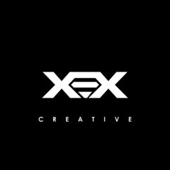 XEX Letter Initial Logo Design Template Vector Illustration