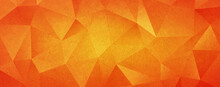 Creative Orange Triangle Low Poly Pattern Abstract Background
