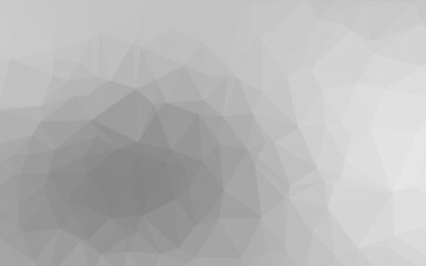 Light Silver, Gray vector polygon abstract backdrop.