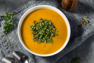 Sticker - Healthy Organic Butternut Squash Soup