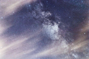 Wall Mural - milky way galaxy background, space dust in the universe