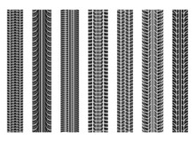 Tire Tracks Vector Design Illustration Isolated On Background