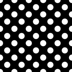 Aufkleber - Black and white halftone, dotted, circles pattern, background, backdrop. Dots, Polka dots pattern