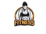 Fototapeta Młodzieżowe - Vector Illustration of Fitness or Gym Logo Icon