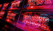 © Skórzewiak - Breaking News broadcast on screen illustration