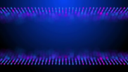 Wall Mural - festive scene with flowing colored smoke screen with empty space for text. 4k uhd abstract blurred d