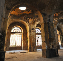 Interior Of The Old Royal Artillery Factory (Real Fábrica De Artillería) Of Seville Founded In 1565, Andalusia, Spain. Future Magallanes Center For Cultural And Creative Industries