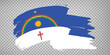 Flag of Pernambuco from brush strokes. Federal Republic of Brazil. Waving Flag Pernambuco of Brazil on transparent background for your web site design, app, UI. Brazil. Vector illustration EPS10.