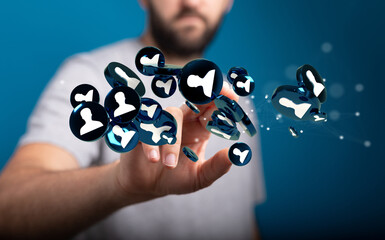 people network structure hr - human resources management and recruitment