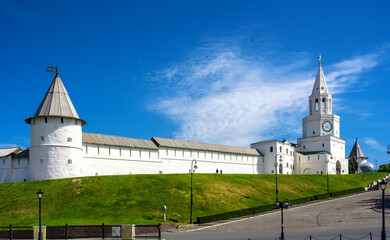 Wall Mural - Panorama of Kazan Kremlin in summer, Tatarstan, Russia