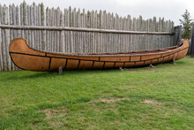  Ojibwe (Ojibwa) Birch-Bark Canoe 