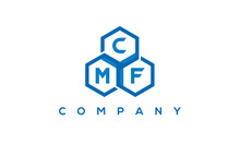 CMF Three Letters Creative Polygon Hexagon Logo