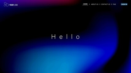 Website Landing Page Template Design, Abstract Modern design for website. Eps10