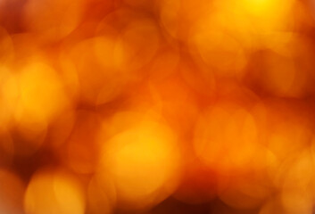 yellow and orange bokeh