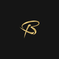 XB or BX logo and icon design