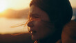 © Andre Silva - portrait of woman at sunset in the mountains