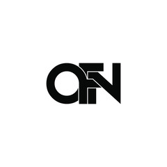 ofn initial letter monogram logo design