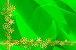 canvas print picture - Weihnachten Hintergrund abstrakt Sterne Rahmen grün gelb gold hell dunkel isoliert auf weiß Weihnachtsmotiv
