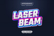 © Deri - Editable Text Effect For Card, Video, Games, Mockup, Cover, Title, Laser, Light, Beam, Shine