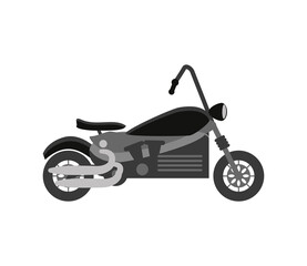 Canvas Print - classic motorcycle vehicle