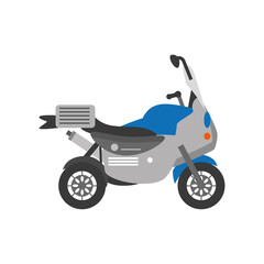 Sticker - motorcycle icon vector