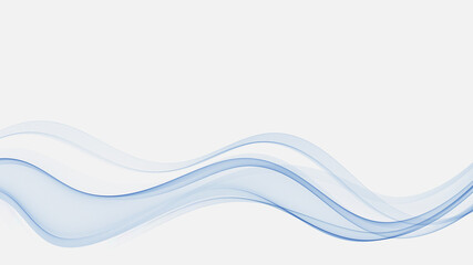 Blue abstract wave. Abstract vector background wave