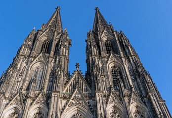 Canvas Print - Kölner Dom ohne Gerüst am Nordturm