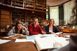 © Daniel - Group of students at the University library
