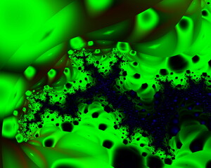 Wall Mural - modern fractal art